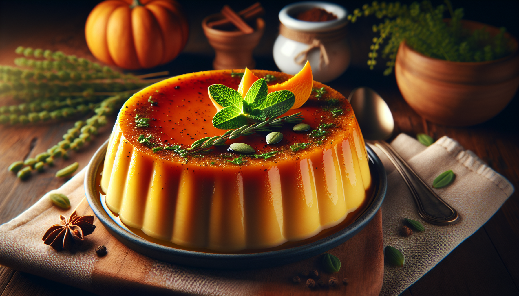 ricetta flan di zucca